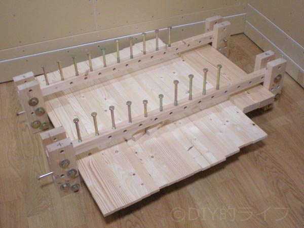 板接ぎ 板矧ぎ治具 天板 プレッシャーパネルクランプ の自作 Diy的ライフ