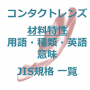 コンタクトレンズの材料特性に関する用語 規格 一覧｜JIS 更新情報｜種類・英語・意味